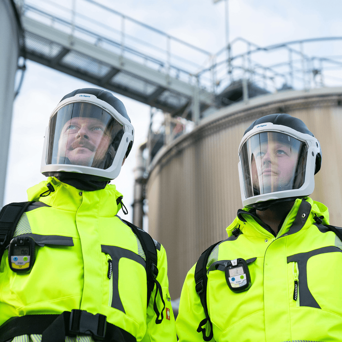 Dräger Pac 8500 Zwei-Gaswarngerät - mit CO-, H2-CP-, H2S- oder O2-Sensor - mit Echtzeit-Anzeige - unbegrenzte Laufzeit