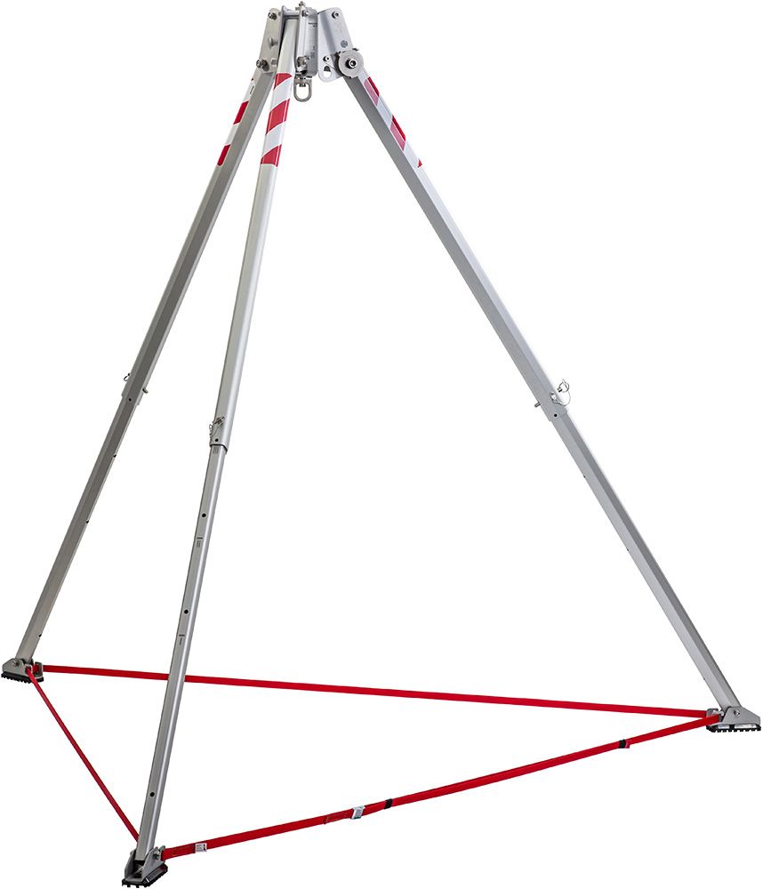 Miller DuraHoist 3Pod - mit MightEvac Höhensicherungs-Gerät (15 m) & Halterung - anpassbares Dreibein zur Absturz-Sicherung Q-87586 (Bild 3)