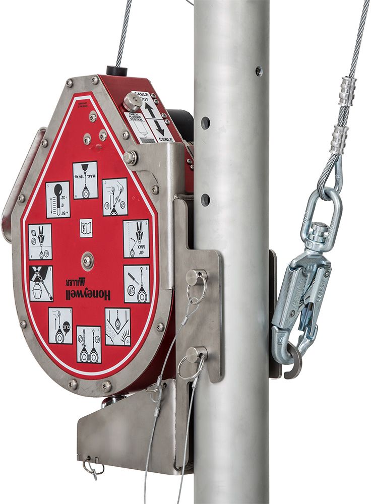 Miller DuraHoist 3Pod - mit MightEvac Höhensicherungs-Gerät (15 m) & Halterung - anpassbares Dreibein zur Absturz-Sicherung Q-87586 (Bild 7)