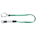 MSA V-SERIES Verbindungsmittel mit Falldämpfer EN 355, 2 m, einsträngig, Gurtband, Stahl-Gerüsthaken