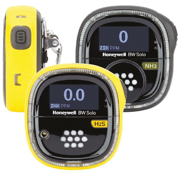 Honeywell BW SOLO - CO2 Gaswarngerät mit 1 Sensor für Kohlenstoffdioxid (CO2) - Messbereich 0 - 50000 ppm (5 Vol.-%) Gelb (Bild 2)