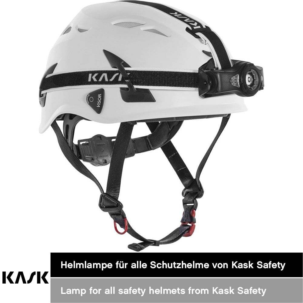 Kask Safety KL2 Helmlampe - Leuchte für Schutzhelme - Lampe mit bis zu 220 Lumen für die Arbeit - verschiedene Lichtmodi (Bild 2)