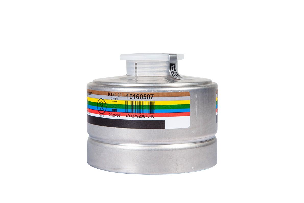 MSA Gas-, Partikel- oder Kombinationsfilter mit EN148-1-Gewindeanschluss, versch. Filterklassen A1B2E2K1 CO NO Hg P3 R D (Bild 2)