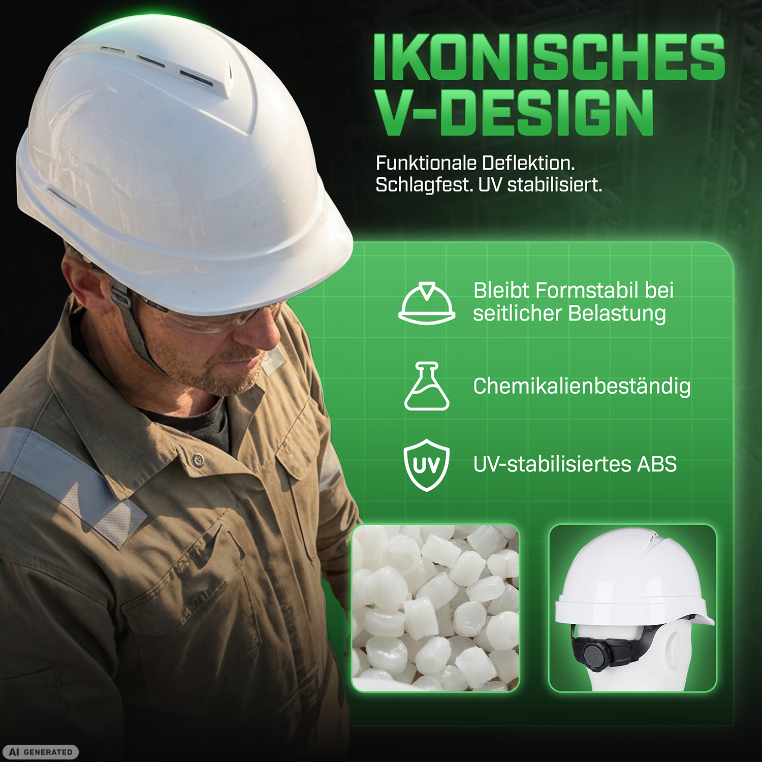 MSA V-Gard 200 Bauhelm belüftet