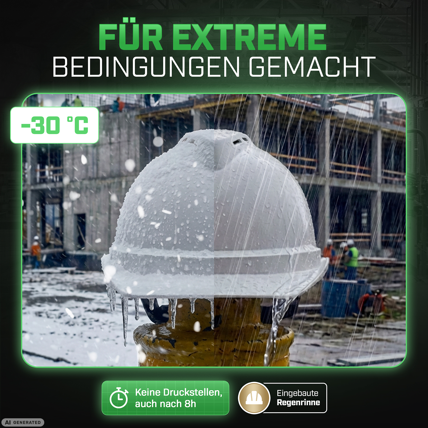 MSA V-Gard 500 Bauhelm mit Belüftung