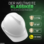 MSA V-Gard 500 Bauhelm ohne Belüftung