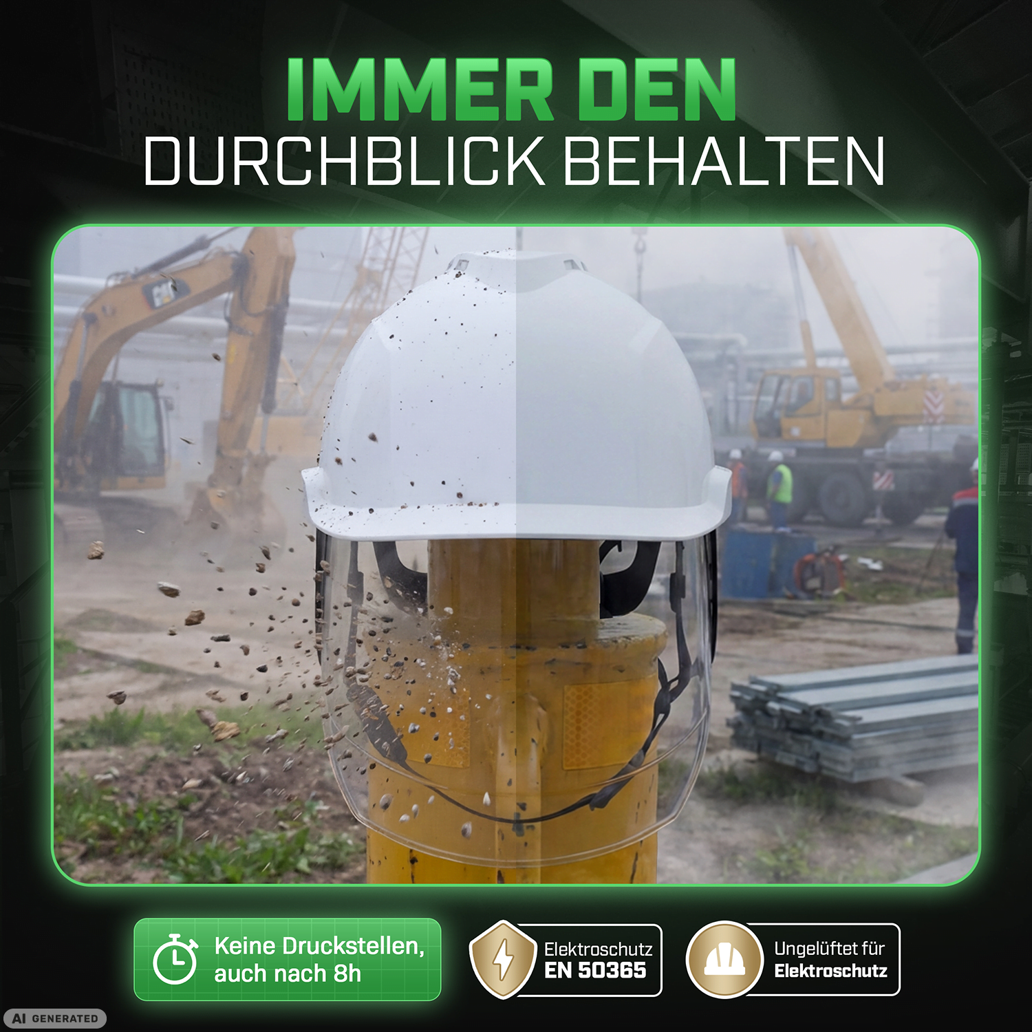 MSA V-Gard 950 Schutzhelm mit Visier