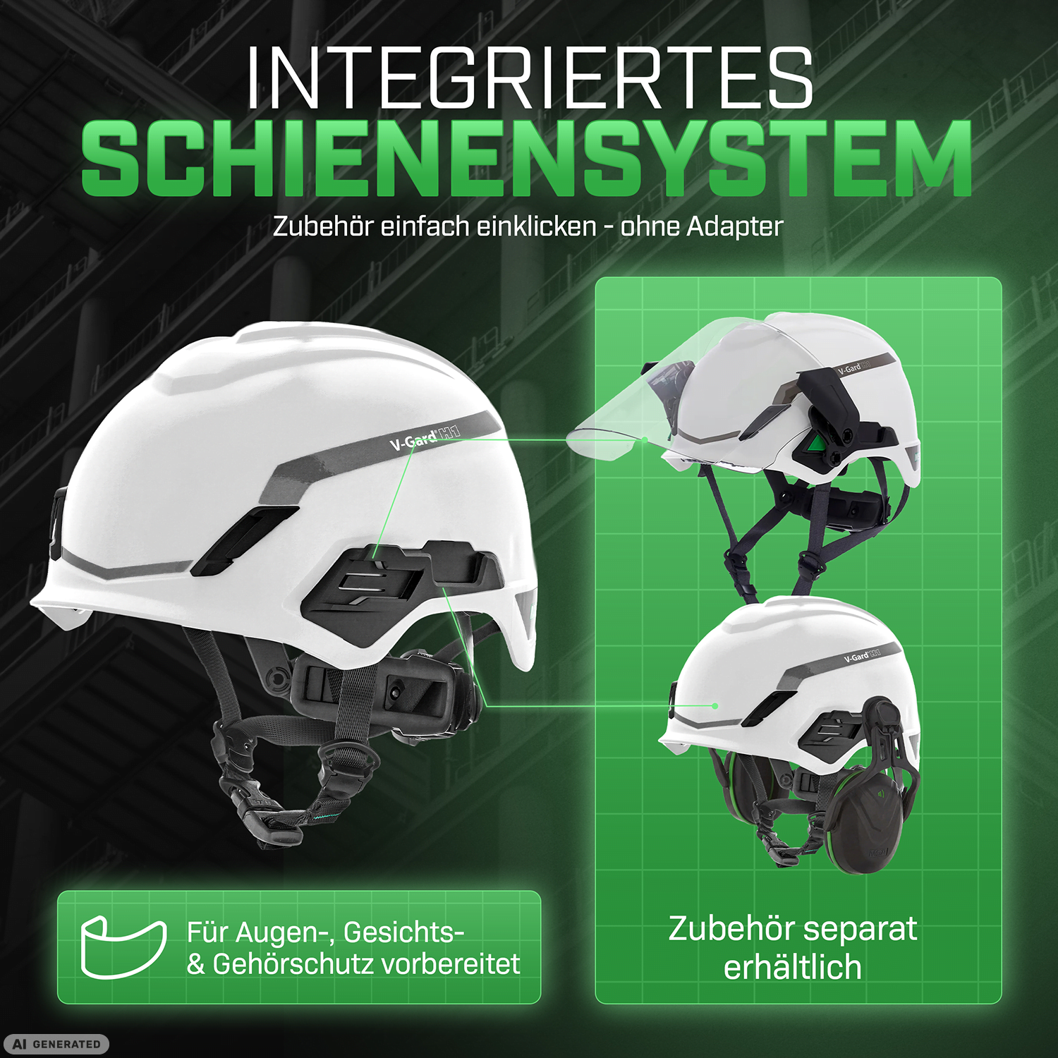 MSA V-Gard H1 Bauhelm