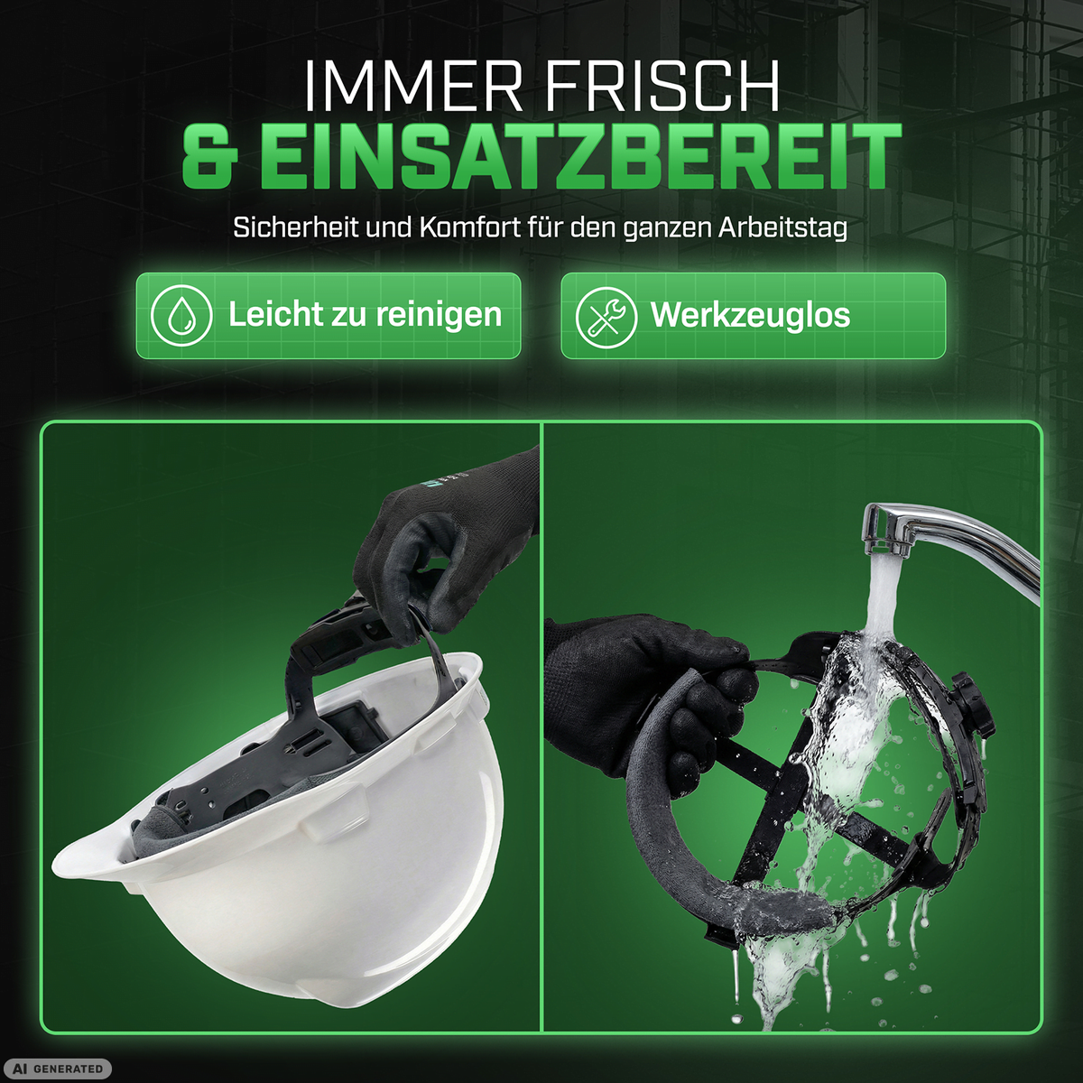 MSA V-Gard Bauhelm unbelüftet