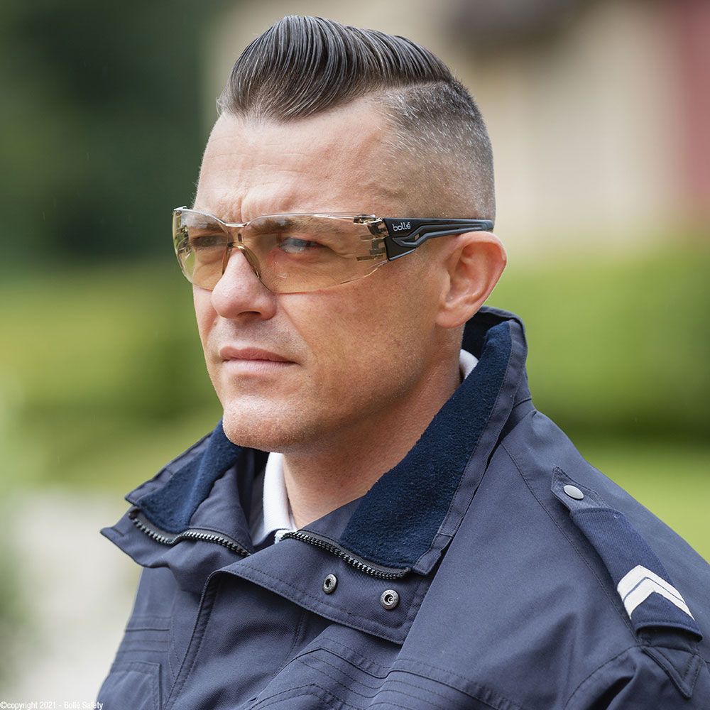 BollÃ© Safety Silex+ BSSI Schutzbrille - taktische (Sonnen-)Brille - beschlag- & kratzfeste Beschichtung Klar (Bild 3)