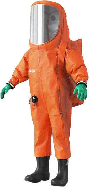 Dräger CPS 5900 gasdichter Chemikalienschutzanzug für den einmaligen Einsatz