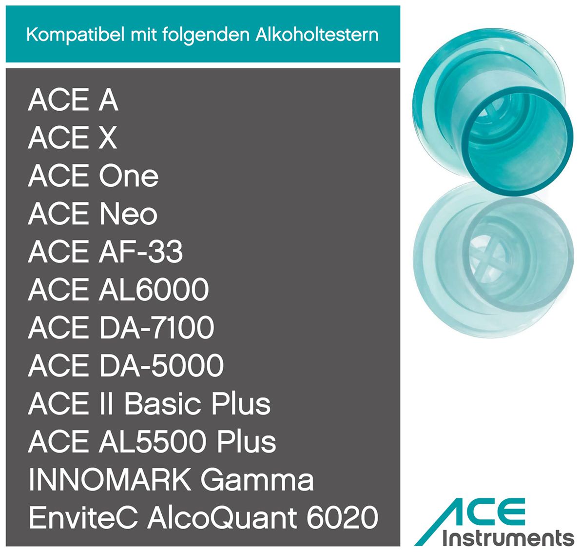 ACE Mundstücke für ACE Alkoholtester 