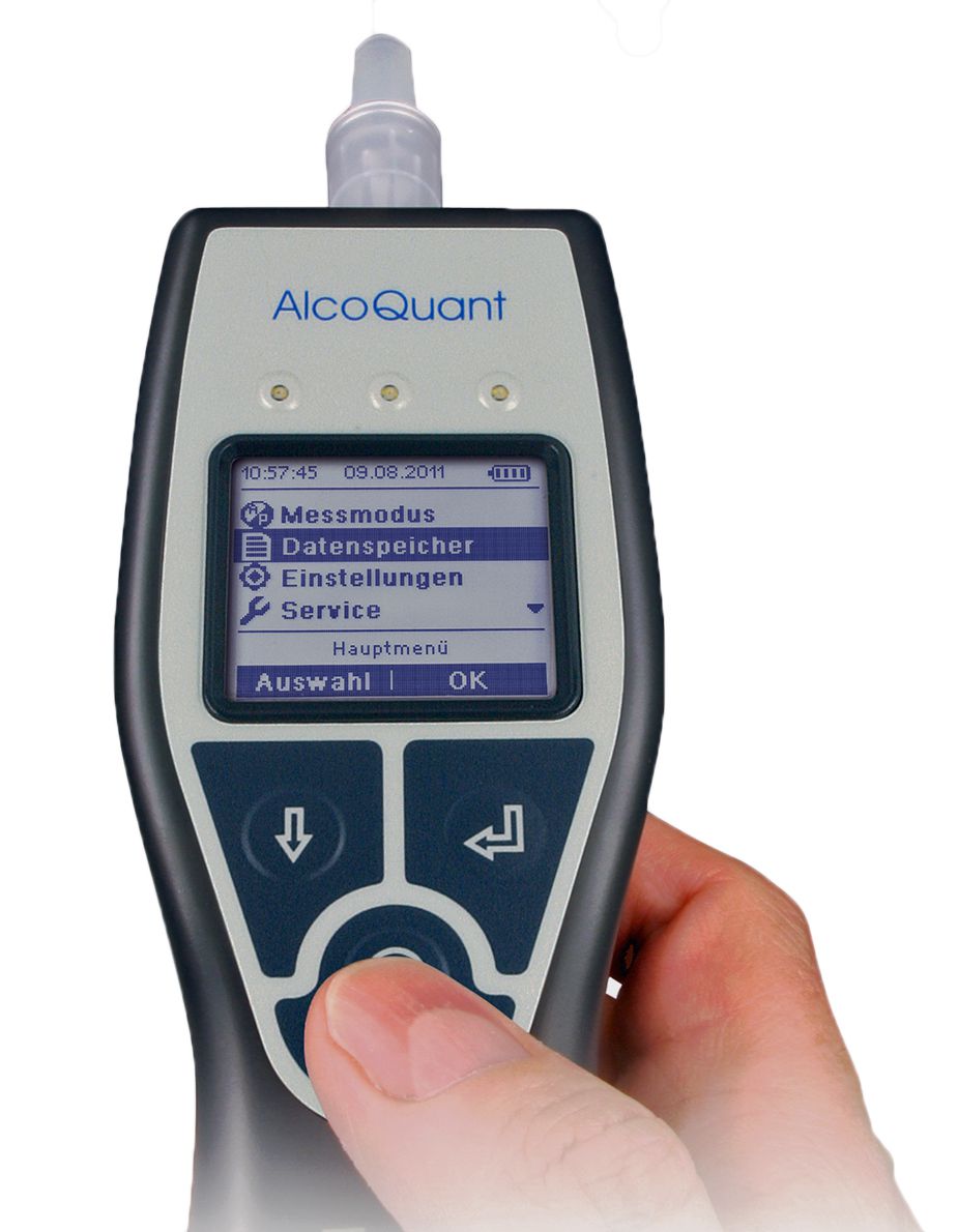 Alcohol tester EnviteC AlcoQuant 6020 plus + 25 mouthpieces & calibration  voucher