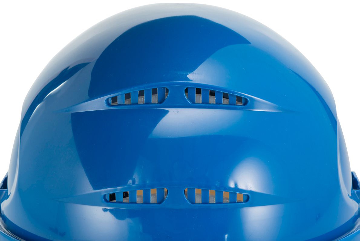 uvex airwing B Bauhelm - Robuster Schutzhelm für Bau & Industrie - EN 397 - Blau