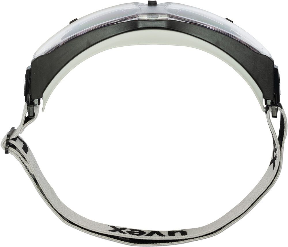 Uvex Biker-Vollsichtbrille 9307 carbonvision, grau/schwarz, Scheibe: farblos, Schutz: 2-1,2