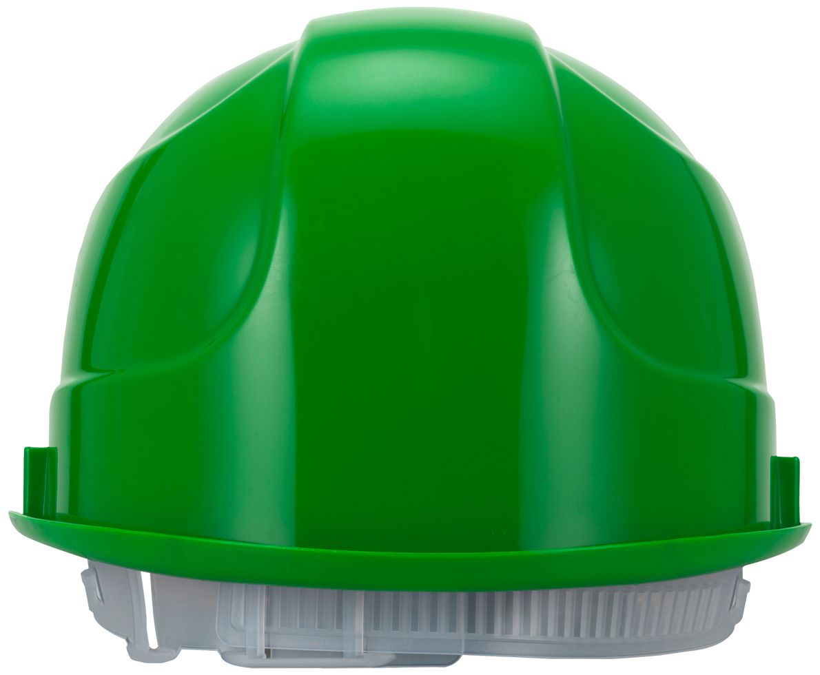 uvex super boss construction helmet - robust safety helmet for construction & industry - EN 397 - with adjustable ventilation - green