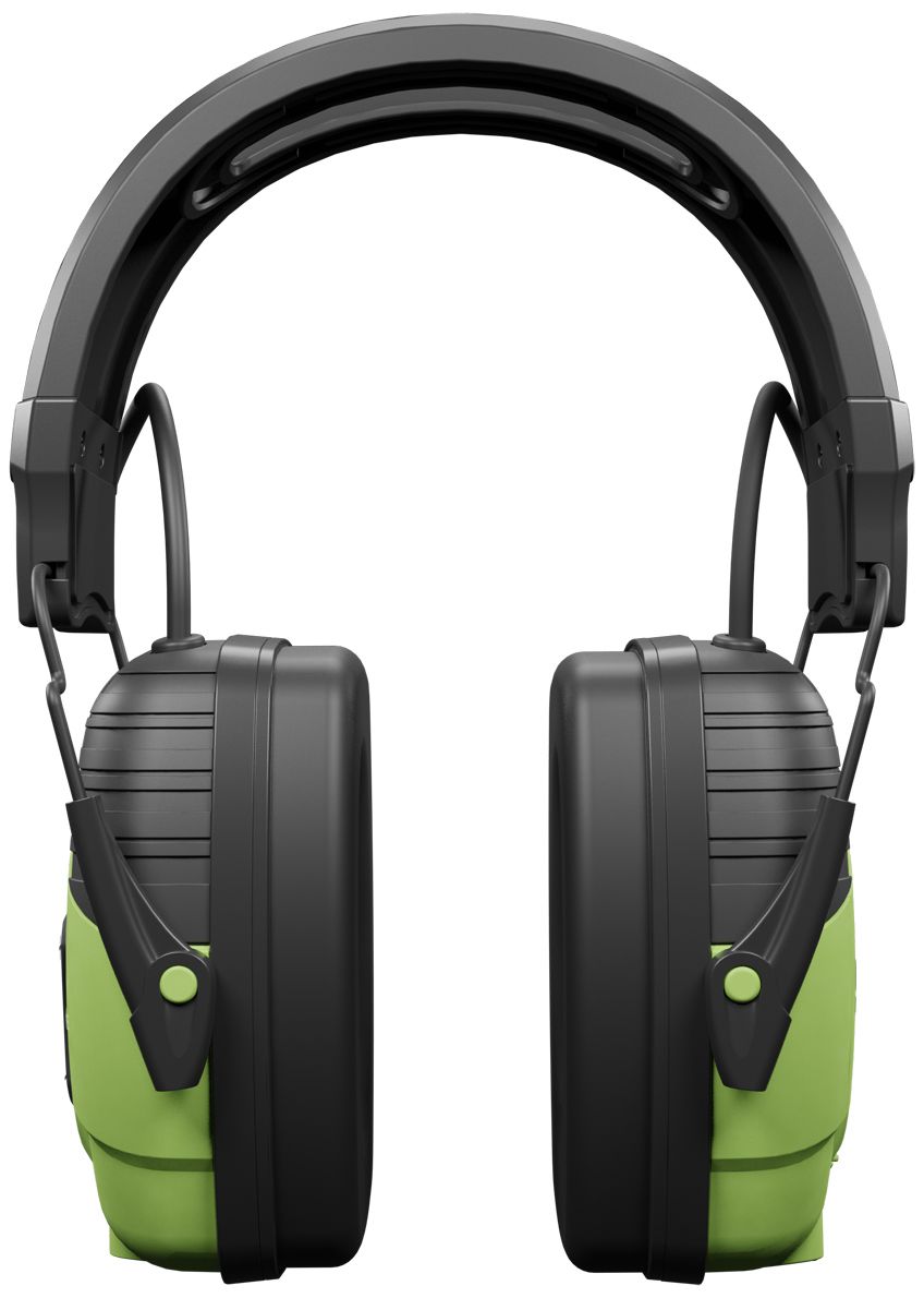 ISOtunes Link Aware Aktiver Kapsel-Gehörschutz - Elektronischer Gehörschützer - EN 352 - Grün/Schwarz