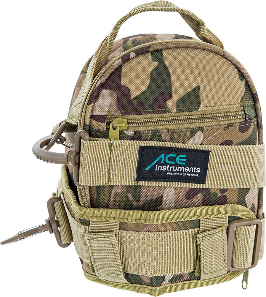 ACE Schakal Gehörschützer-Tasche - Tragetasche kompatibel mit Kapsel-Gehörschutz von Sordin, Howard Leight uvm. - Alte Version - Camouflage