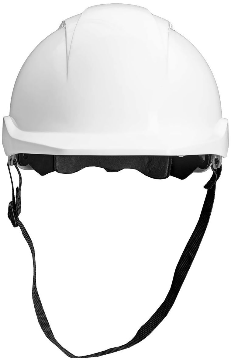 10 ACE Patera construction helmets - robust safety helmets for construction & industry - EN 397 - with adjustable ventilation - white