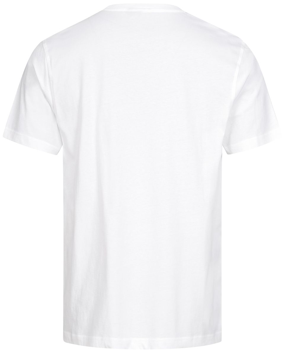 NITRAS MOTION TEX LIGHT Arbeits-T-Shirt - Kurzarm-Hemd aus 100% Baumwolle - für die Arbeit - Weiß - S