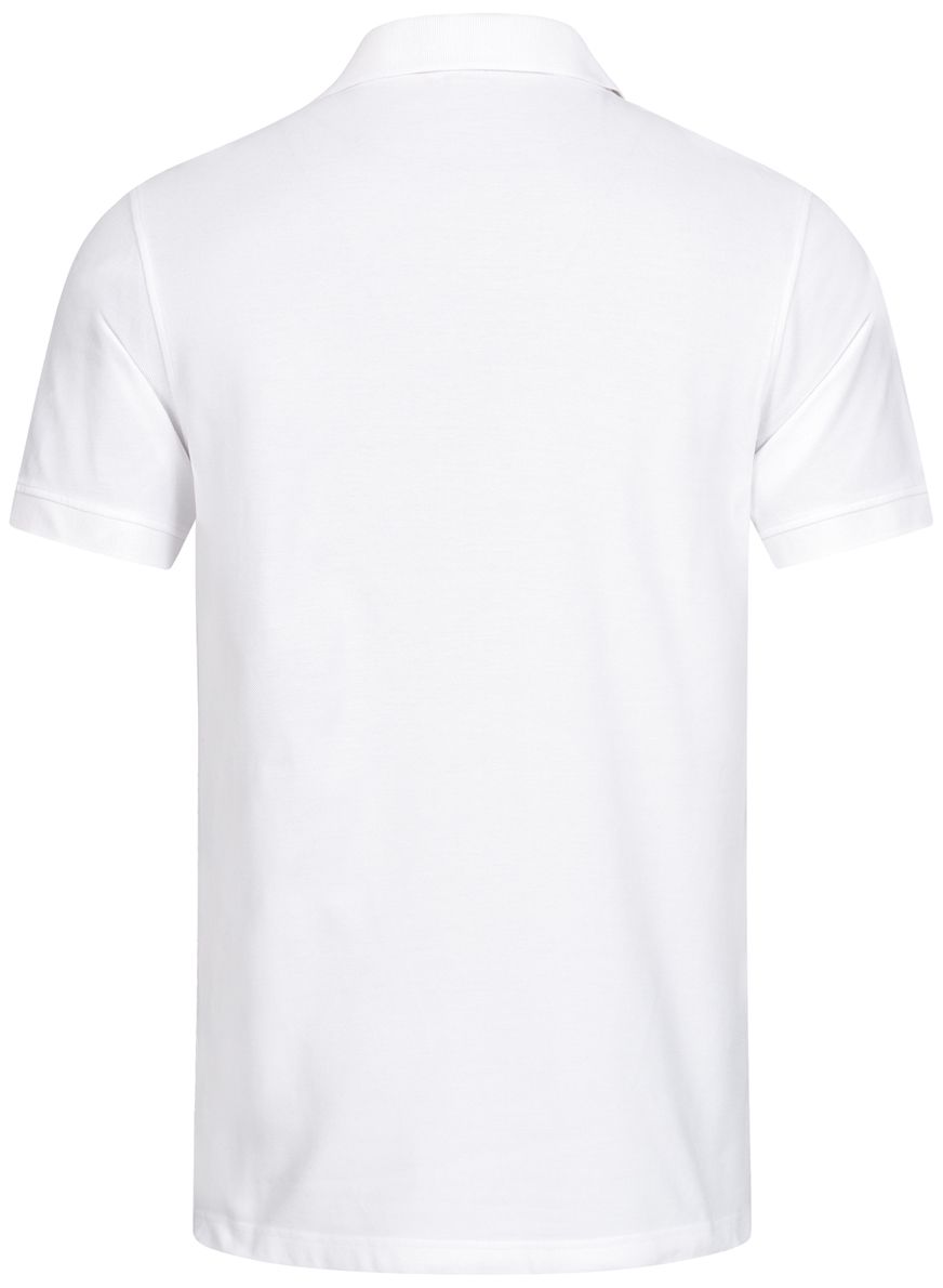 NITRAS MOTION TEX LIGHT Arbeits-T-Shirt - Kurzarm-Polo-Hemd aus 100% Baumwolle - für die Arbeit - Weiß - L