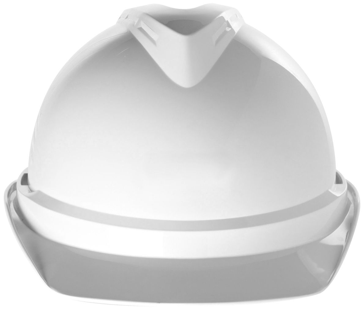 MSA V-Gard 500 Construction Helmet - Robust Safety Helmet for Construction & Industry - EN 397 - with Fas-Track-III - White