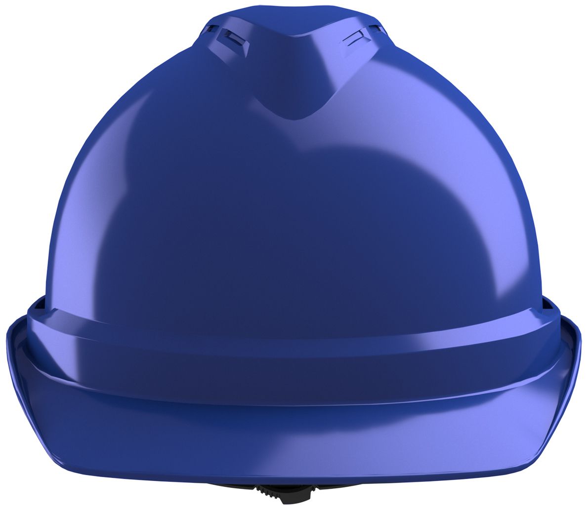 MSA V-Gard 500 Construction Helmet - Robust Safety Helmet for Construction & Industry - EN 397 - with Ventilation & Fas-Track-III - Blue