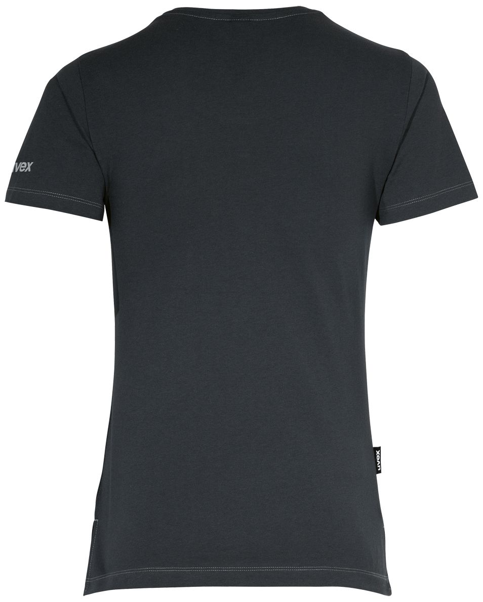 uvex tune-up Arbeitsshirt für Frauen - T-Shirt für die Arbeit - 50% Baumwolle - Schwarz - L