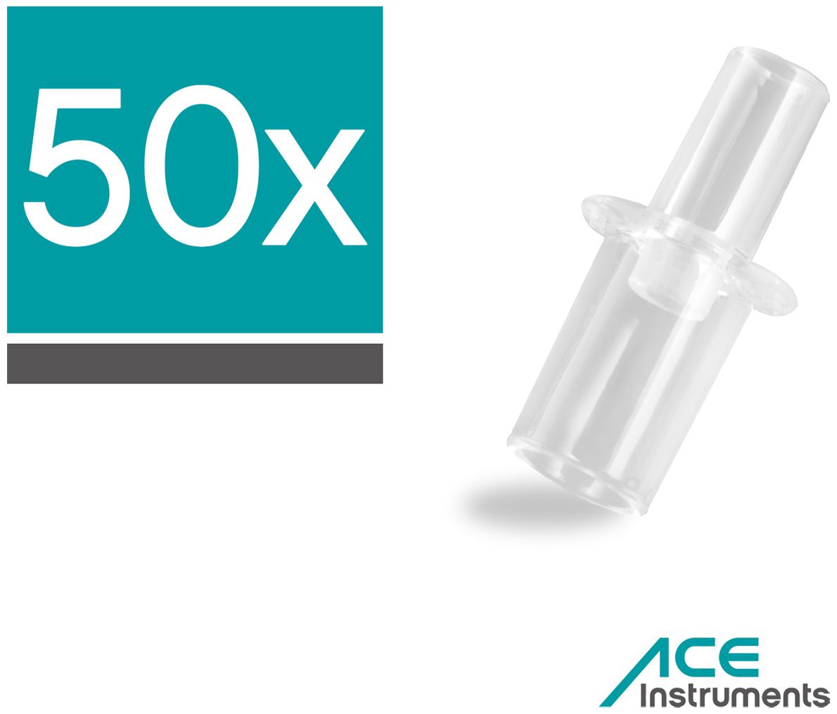ACE Alkotester-Mundstücke für ACE A, AF-33 & X - Mundstück-Vorratspackung Alkoholtester - 50 Stück
