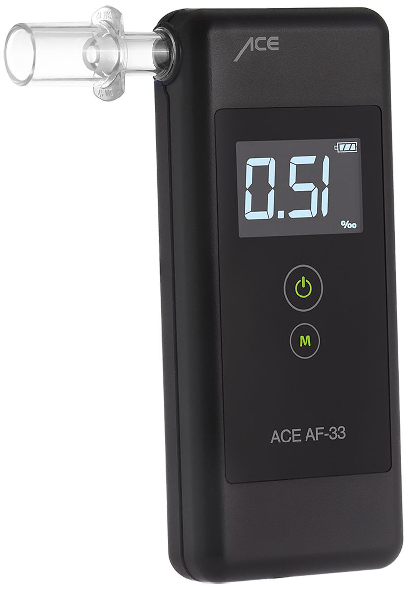 ACE Alkotester-Mundstücke für ACE A, AF-33 & X - Mundstück-Vorratspackung Alkoholtester - 50 Stück