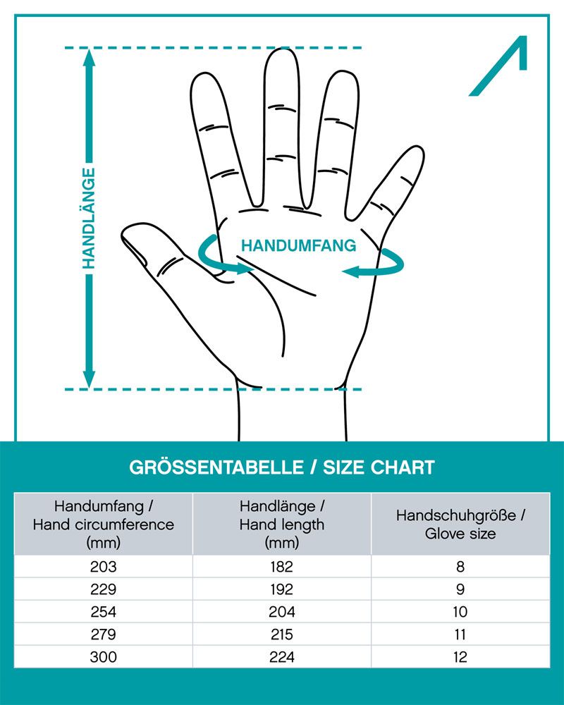 ACE ARC Pro Schweißer-Arbeits-Handschuh - Schutz-Handschuhe aus Leder zum Schweißen - EN 388/12477 - 12/3XL (1er Pack)