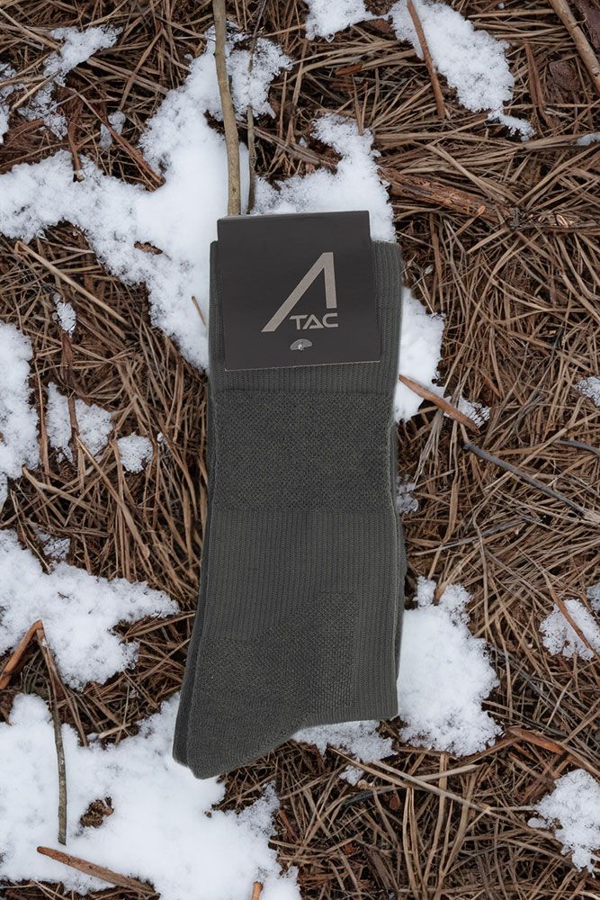 ACE Schakal Socken - 3 Paar taktische Strümpfe mit Merino-Wolle & Antiblasen-Polster - Wandern & Trekking - Schwarz - 42-44.5