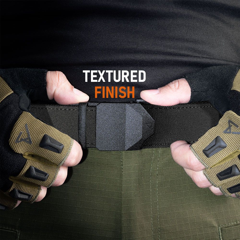 ACE Schakal Army-Gürtel für Männer - taktischer Herren-Hosengürtel mit Schnellverschluss ohne Löcher - glattes Nylon - 102 cm