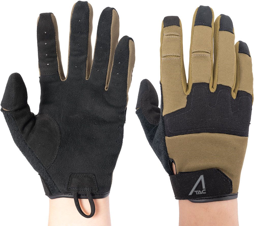 ACE Schakal Outdoor-Handschuh - taktische Handschuhe für Airsoft, Paintball & Schießsport - Touchscreen-fähig - Desert - L