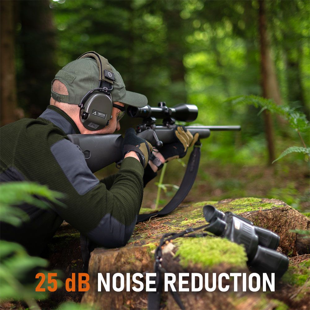 ACE Schakal by Sordin Ear Defenders - Active & Electronic - Hearing Protectors for Hunting & Shooting