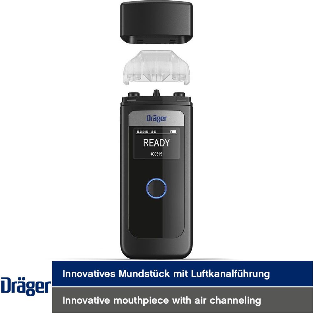 Breathalyzer Dräger Alcotest 4000 (multilingual) with electrochemical sensor + calibration voucher