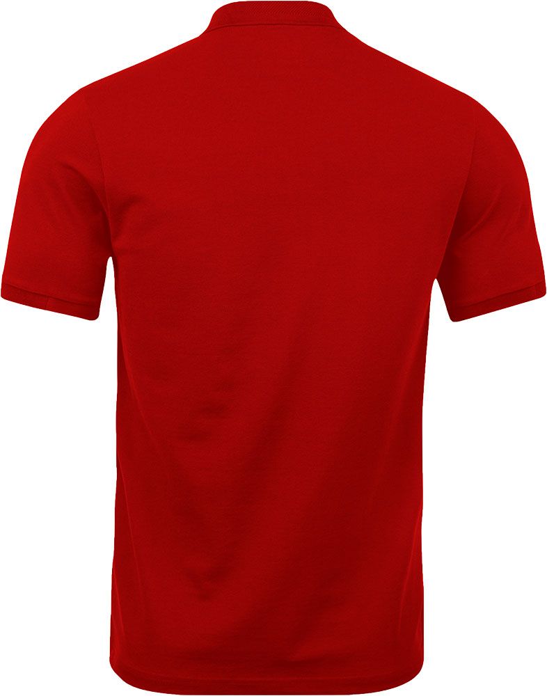 Fruit of the Loom Polo-Shirt - optional mit personalisierter Bedruckung - bedruckbares Polo-Hemd für Herren - Rot - S