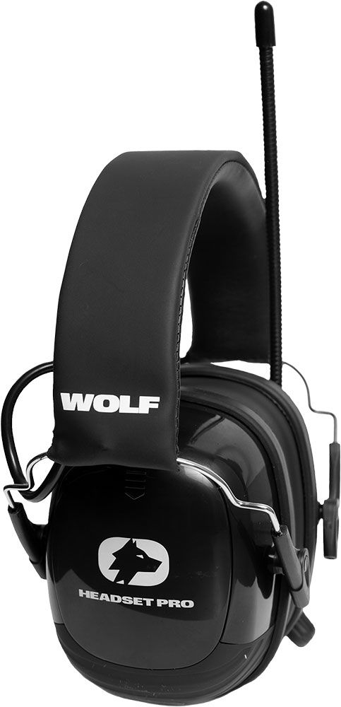 Sahaga WOLF Headset PRO Gen. 2.0 Kapsel-Gehörschutz - Kapsel-Gehörschützer mit Mikrofon, Radio & Bluetooth