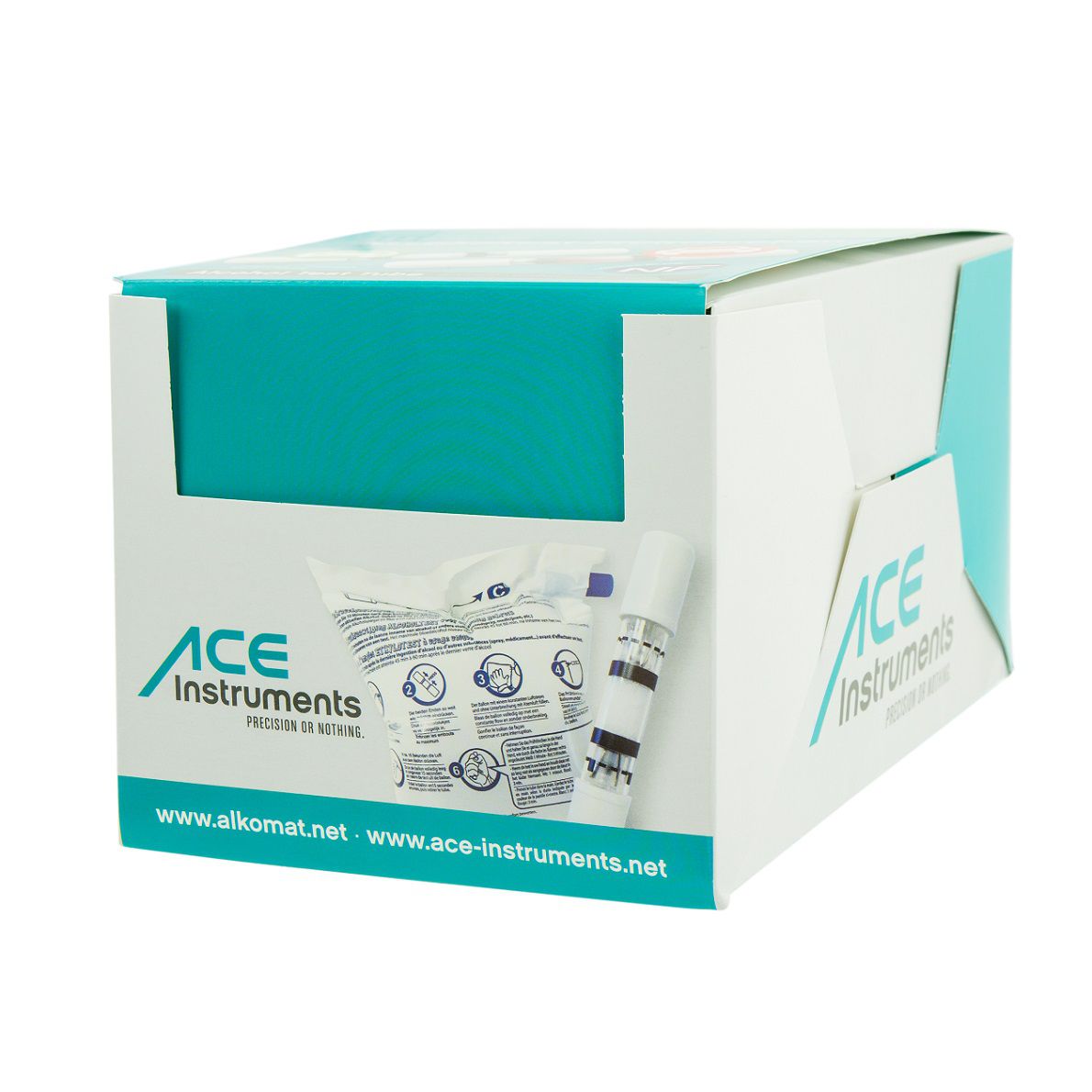ACE Alkoholtest-Prüfröhrchen - 5 Stück Einweg-Alkoholtester-Ballons -  NF-Zertifiziert in Frankreich