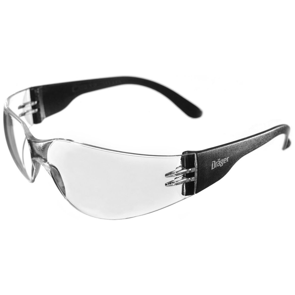 Dräger X-pect 8310 safety goggles - scratch & fog resistant - EN 166 - Black/Clear