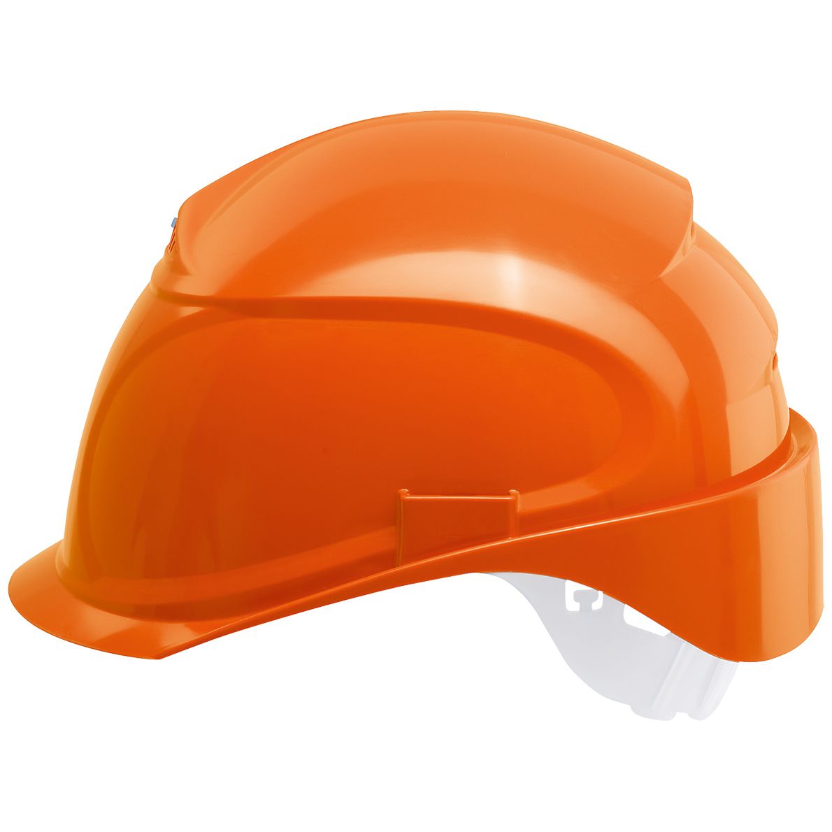 uvex airwing B-S construction helmet - robust safety helmet for construction & industry - EN 397 - short peak - orange