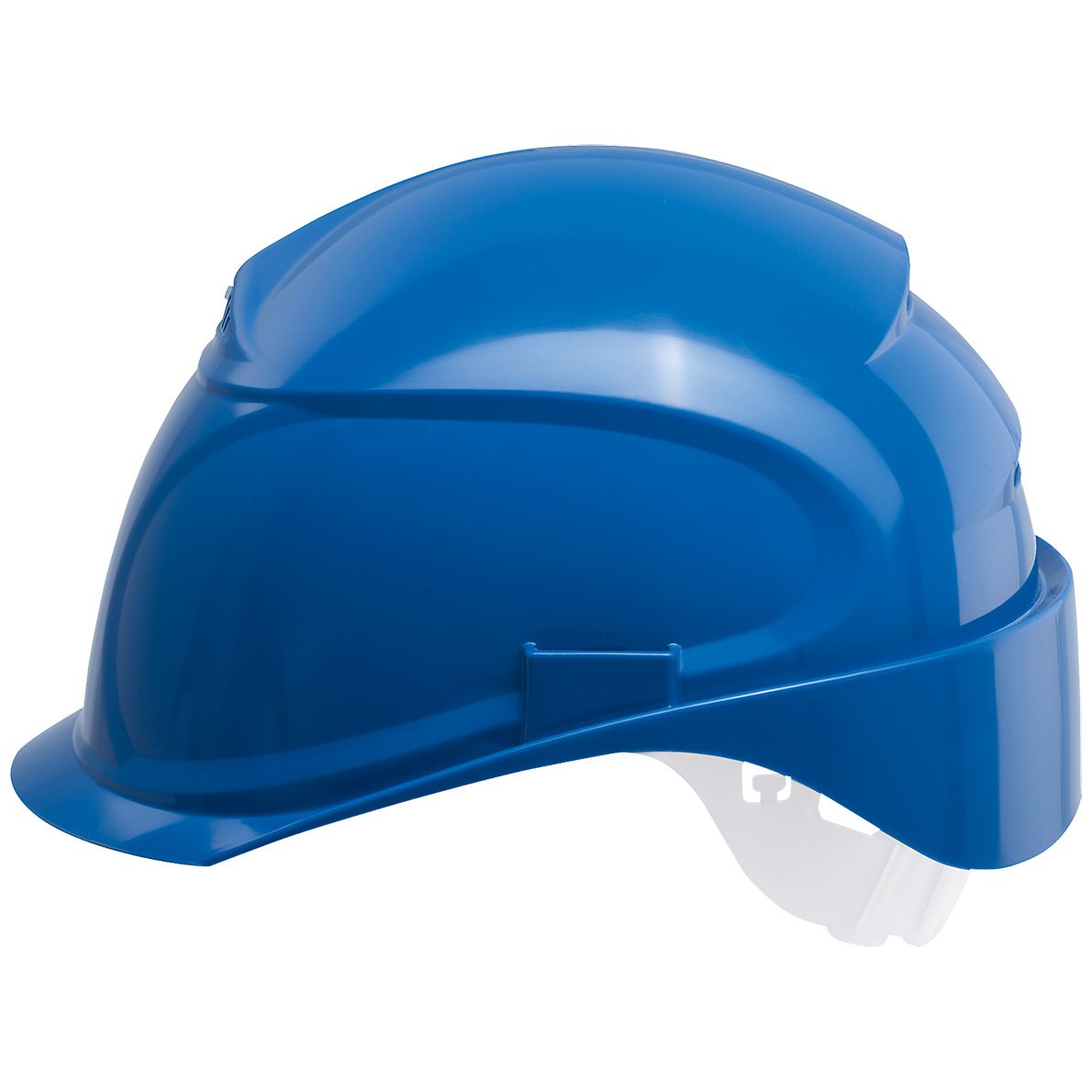 uvex airwing B-S construction helmet - robust safety helmet for construction & industry - EN 397 - short peak - blue