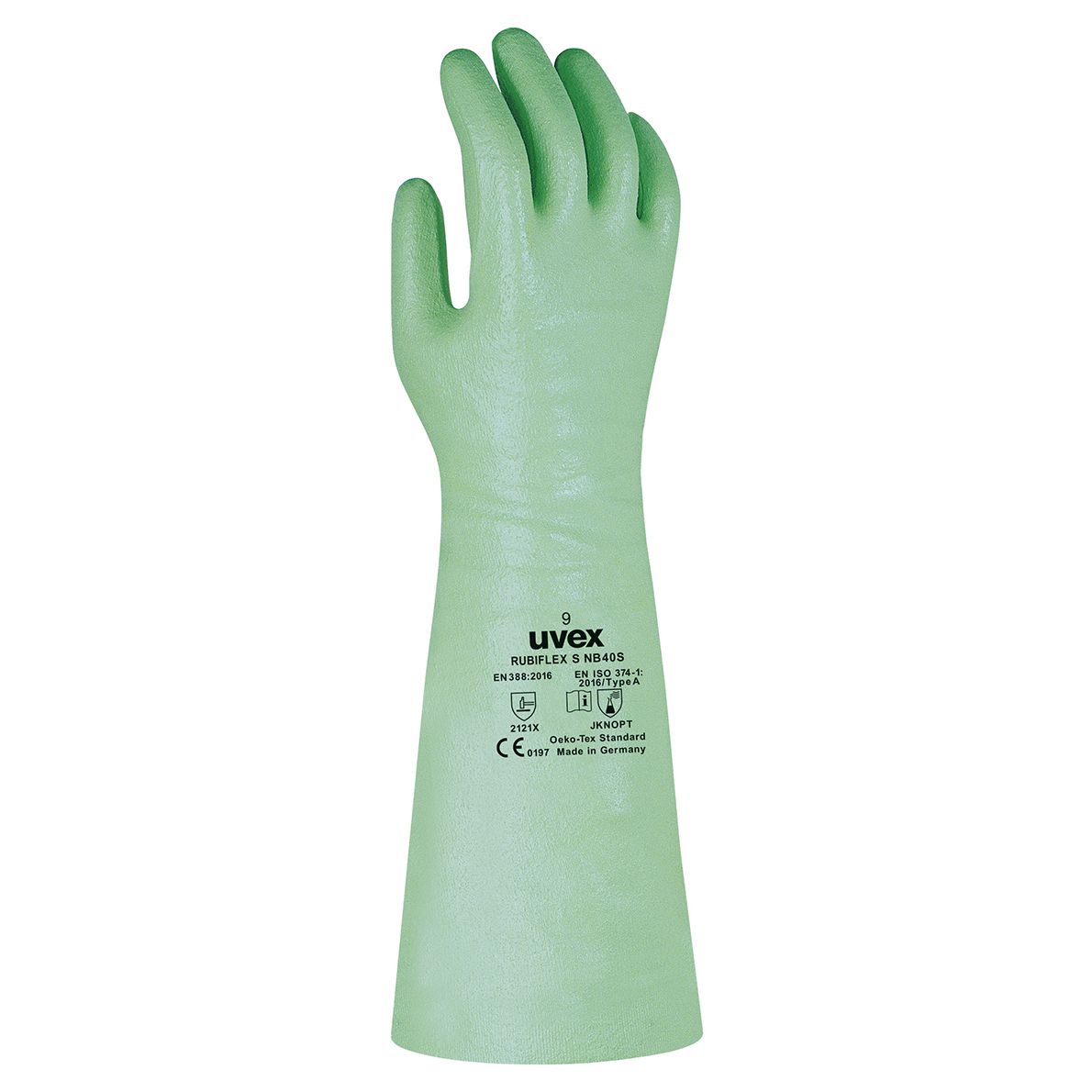 uvex Safety rubiflex NB 40 S, heavy-duty chemical protective glove made of NBR, size 11
