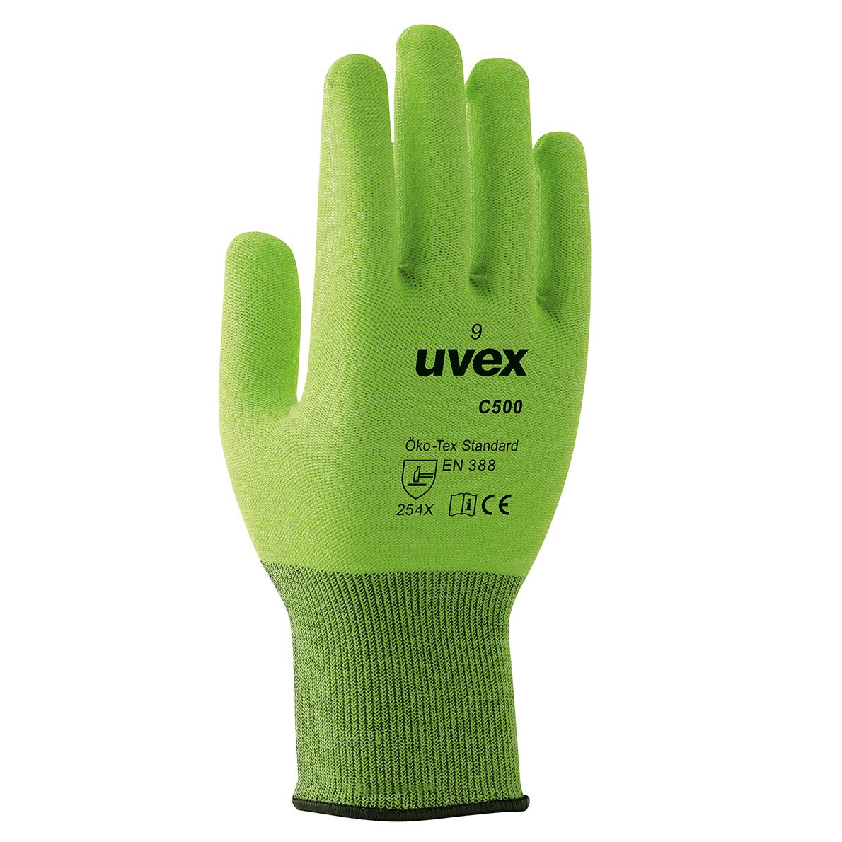 ABVERKAUF: uvex Safety C500 dry Schnittschutzhandschuh, unbeschichtet, Größe 11/2XL