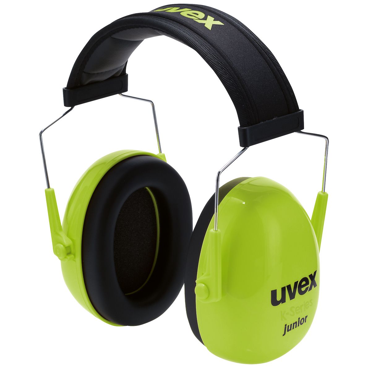 uvex Safety K junior earmuffs for children SNR 29, optimum protection up to 109 dB, lime