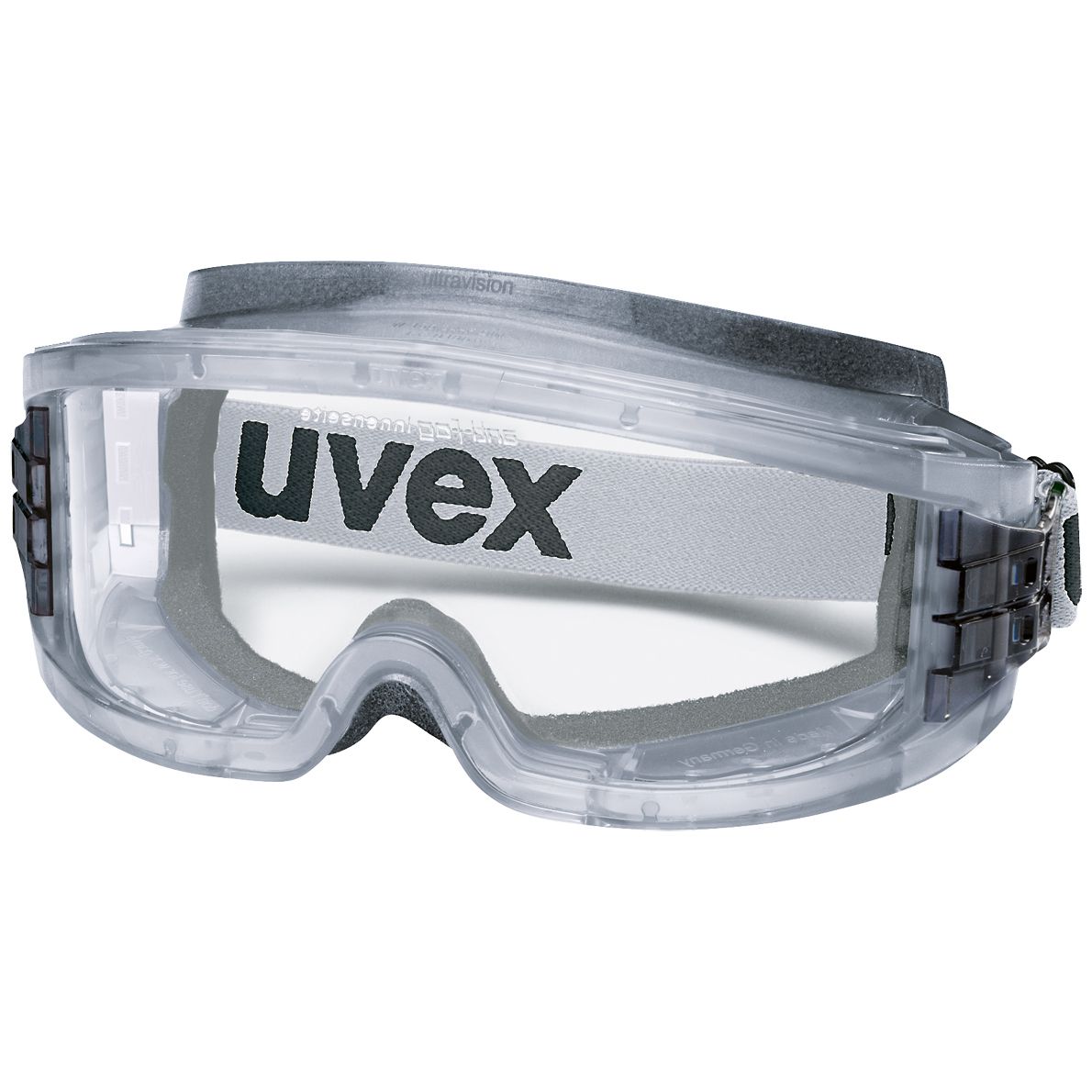 Uvex full vision goggles 9301 ultravision, grey-transparent, lens: colourless, protection: 2-1.2, Oil & Gas