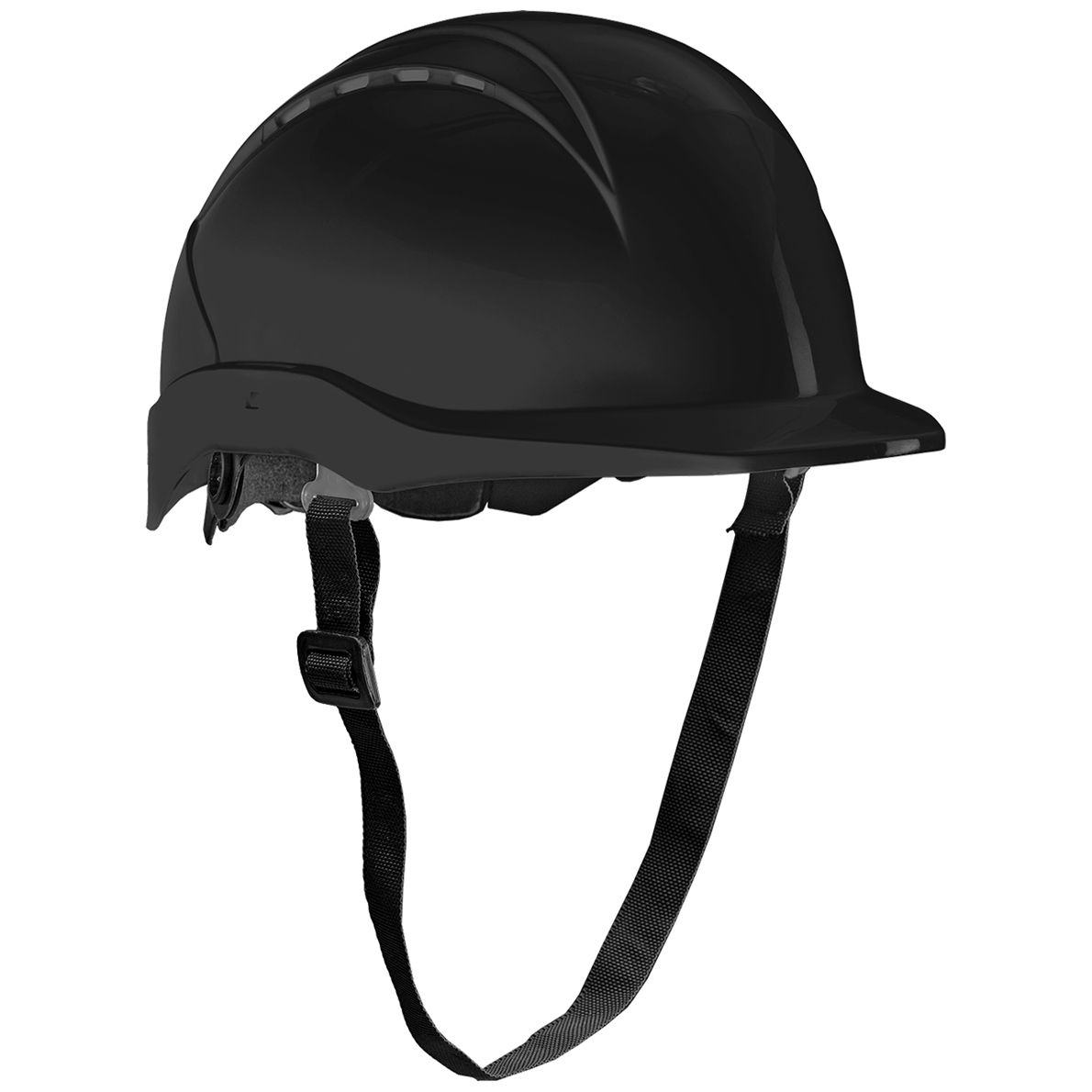ACE Patera construction helmet - robust safety helmet for construction & industry - EN 397 - with adjustable ventilation - black