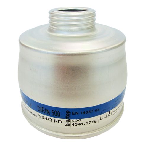 Ekastu respiratory filter series 500 Dirin, combination filter NO P3 R D