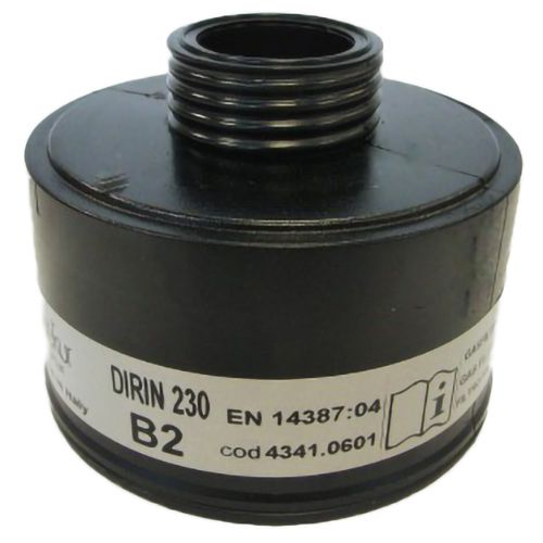 Ekastu respiratory filter series 230 Dirin, gas filter B2