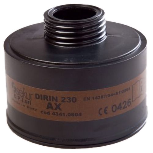 Ekastu respiratory filter series 230 Dirin, gas filter AX